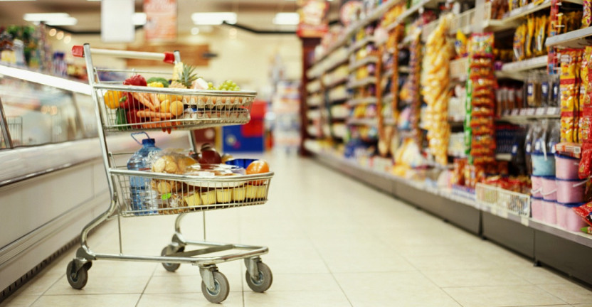 Изменение средних потребительских цен на продукты питания