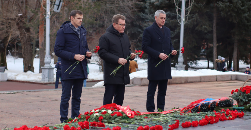 В память о героических защитниках Сталинграда