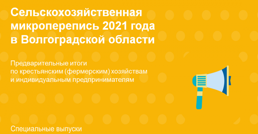 Сельскохозяйственная микроперепись 2021 года  в Волгоградской области