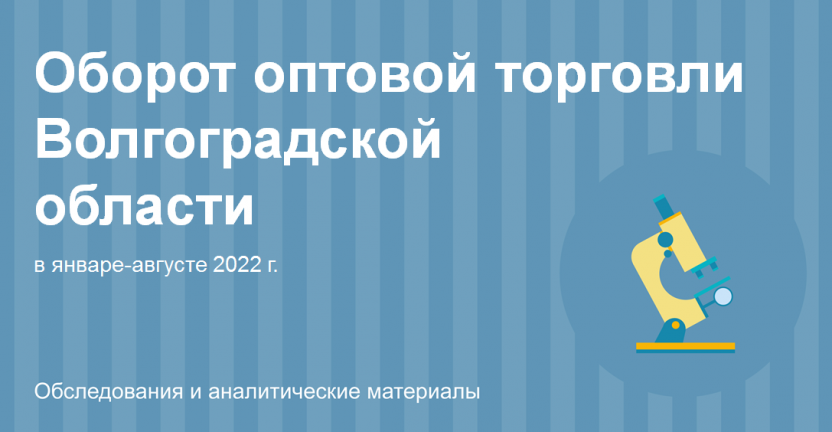 Оборот оптовой торговли Волгоградской  области