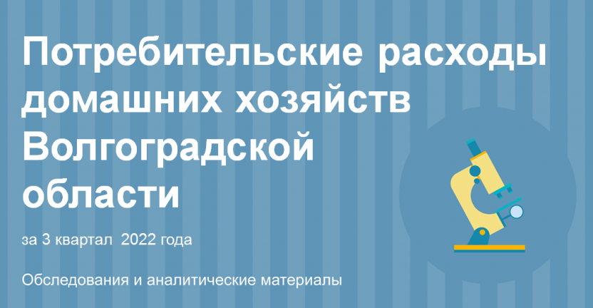 Потребительские расходы домашних хозяйств Волгоградской области