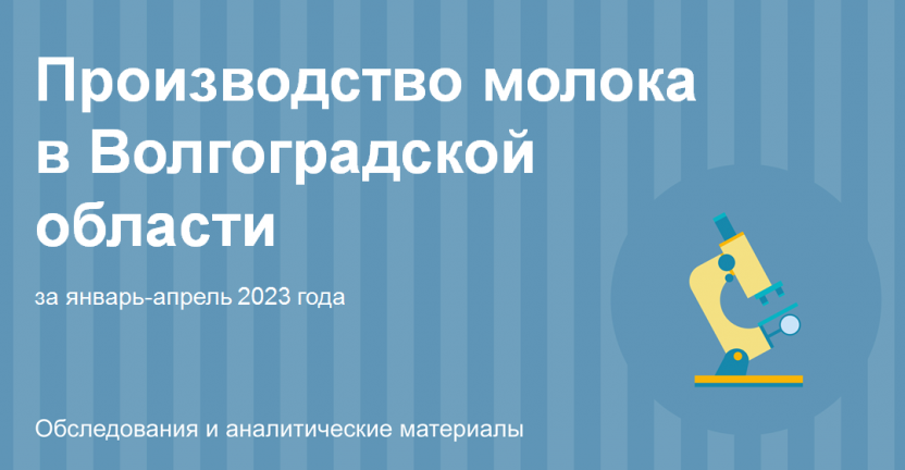 Производство молока в Волгоградской области