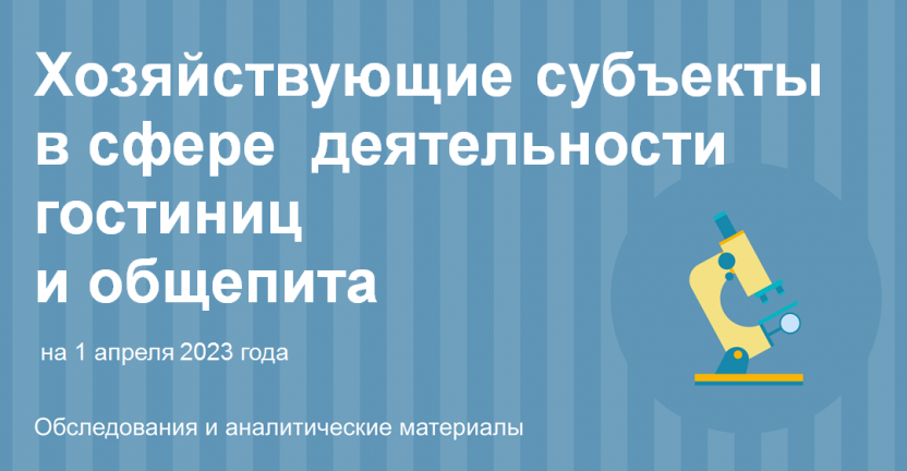 Хозяйствующие субъекты в сфере деятельности гостиниц и общепита